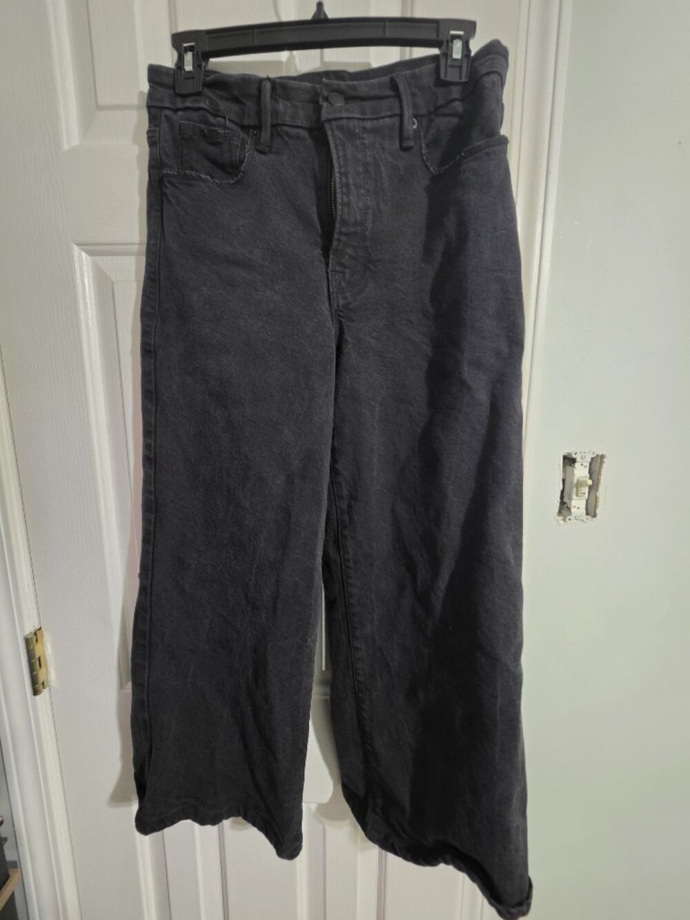 Good American Wide Leg Jeans